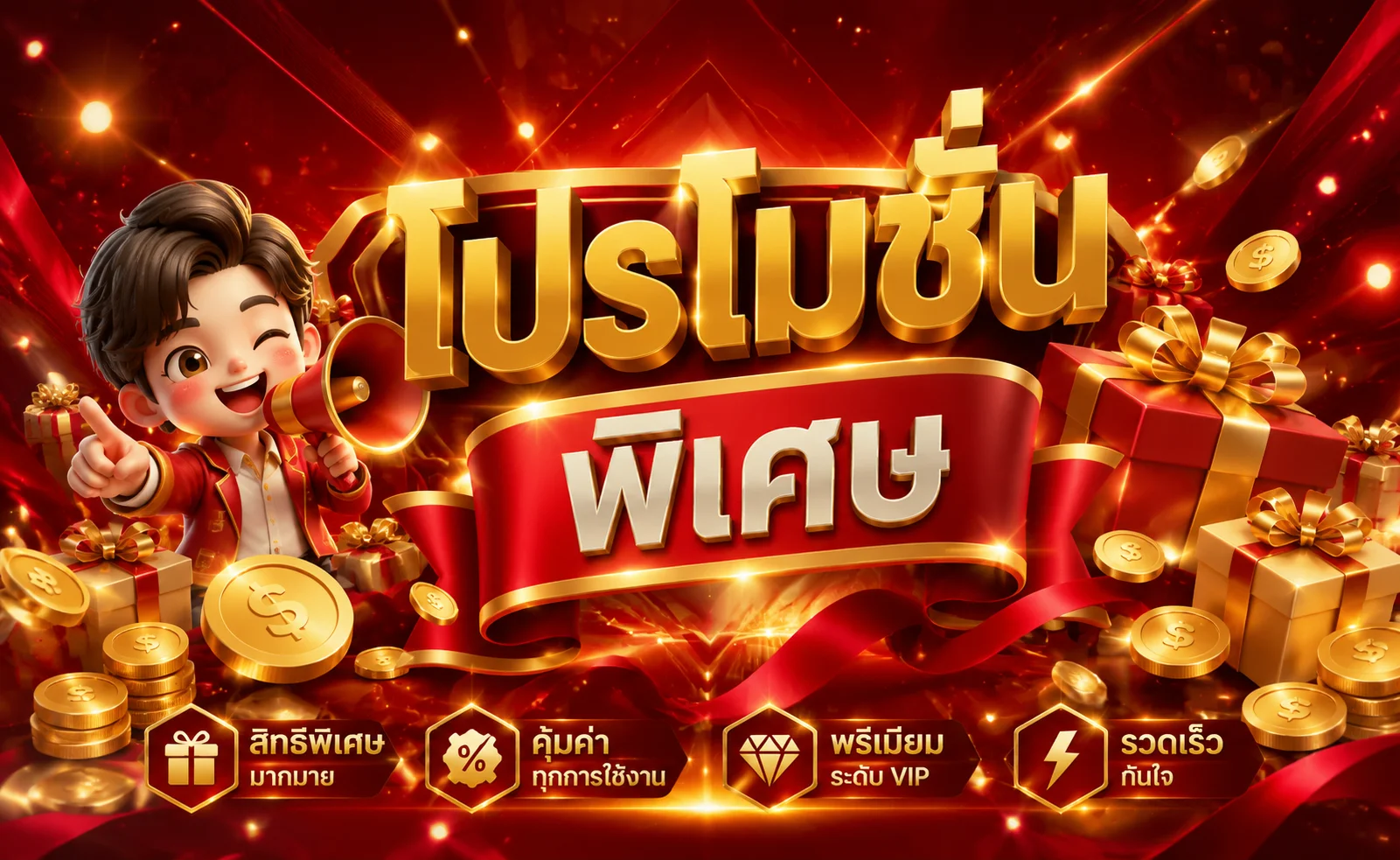 โปรโมชั่น SATHU1688 รวมโบนัสและสล็อตเครดิตฟรีสมาชิกใหม่