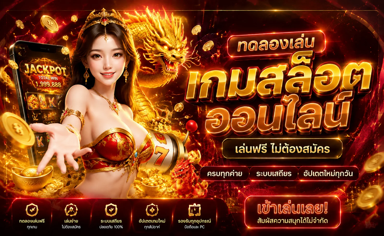 ทดลองเล่นสล็อต PG ฟรีไม่ต้องฝากบน SATHU1688